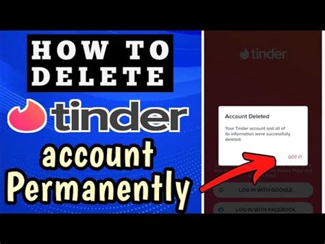 hoe verwijder je tinder account|How to Delete a Tinder Account